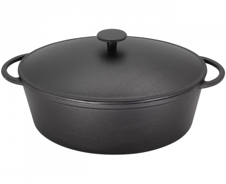 Gusseisen-Gansbräter Größe: Ø 34cm
