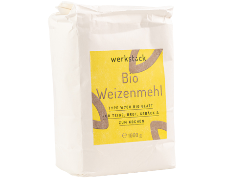 BIO Weizenmehl - Type W 700 BIO glatt, 1000g