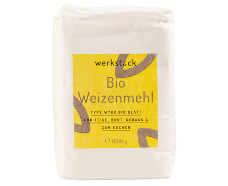 BIO Weizenmehl - Type W 700 BIO glatt, 1000g