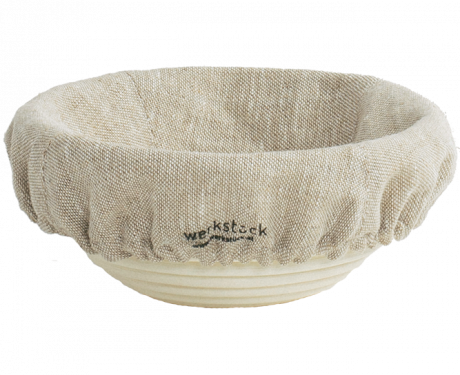 Gärkörbchen 500g rund mit Leinen-Inlay