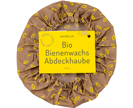 Bio Bienenwachs-Abdeckhaube Beige Ø 30cm
