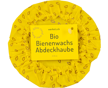 Bio Bienenwachs-Abdeckhaube Gelb Ø 30cm