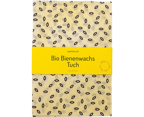 Bio Bienenwachstuch Weiß L