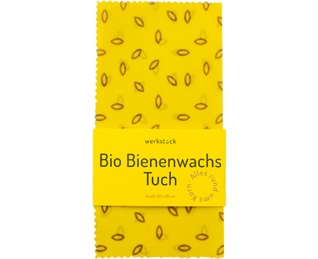 Bio Bienenwachstuch Gelb S