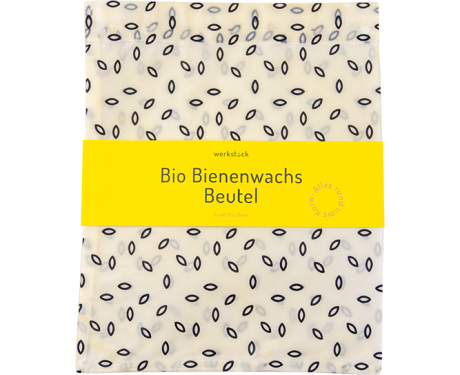 Bio Bienenwachsbeutel Weiß S