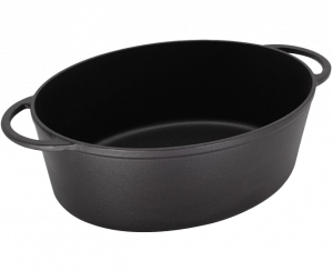 Gusseisen-Gansbräter Größe: Ø 34cm