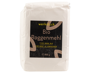 BIO Roggenmehl  Type R 960 BIO, 900g