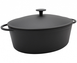 Gusseisen-Gansbräter Größe: Ø 34cm