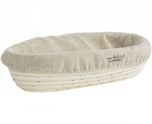 Gärkörbchen 500g lang  mit Leinen-Inlay