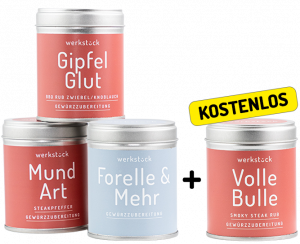 3 Gewürze + 1 gratis
