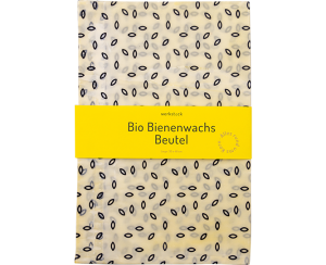 Bio Bienenwachsbeutel Weiß L