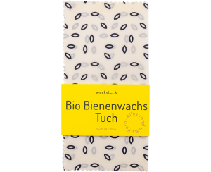 Bio Bienenwachstuch Weiß S