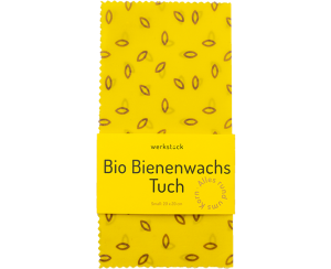 Bio Bienenwachstuch Gelb S