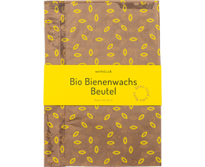 Bio Bienenwachsbeutel Beige M