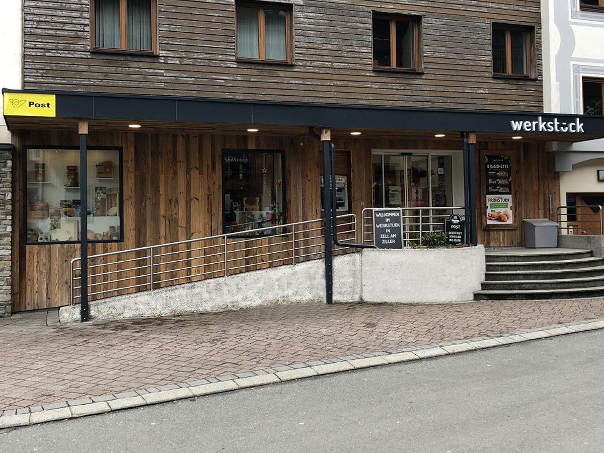 Werkstück Filiale Zell von aussen