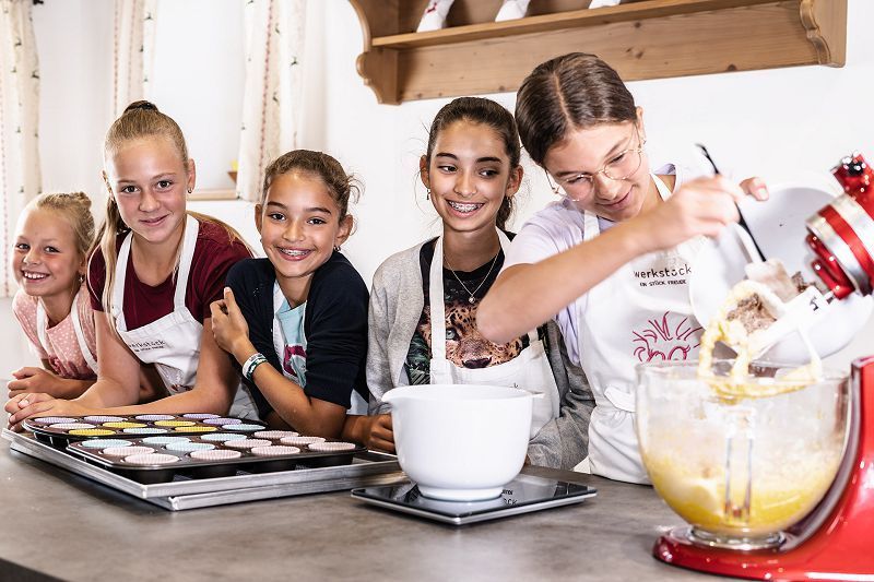 Foto vom Probebacken mit Kindern