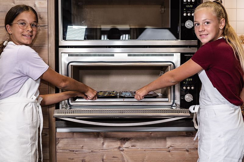 Foto vom Probebacken mit Kindern