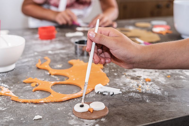 Foto vom Probebacken mit Kindern